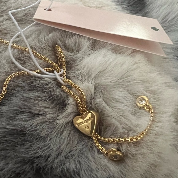 Disney X Kate Spade New York Gold Minnie Pendant Adjustable Bracelet NWT$69.00 - Picture 5 of 6